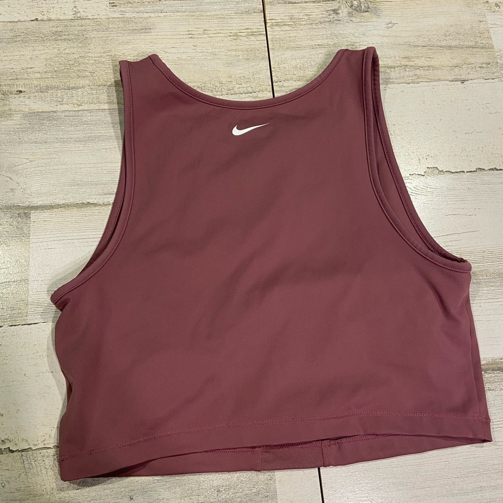 Nike Women’s Mauve Tight Fit Sleeveless Training Tank Top Medium - Picture 5 of 8